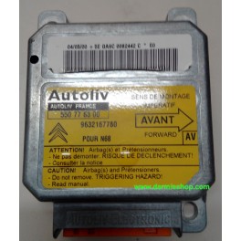 CENTRALITA DE AIRBAG, CITROEN XSARA PICASSO, 550 77 63 00, 550776300, 9632167780, AV