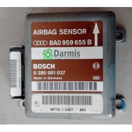 CENTRALITA DE AIRBAG, AUDI 80, 0 285 001 037, 0285001037, AB 6.3, 8A0 959 655 B, 8A0959655B