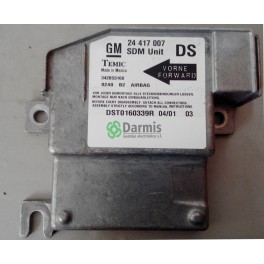 CENTRALITA DE AIRBAG, OPEL CORSA, 342853160, 8240 B2, 24 417 007 DS, 24417007DS, DST0160339R