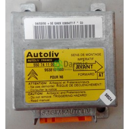 CENTRALITA DE AIRBAG, CITROEN XSARA, 550 74 11 00, 550741100, AT, 9638101980, POUR N6