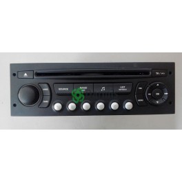 RADIO CD, NAVEGADOR, TELÉFONO, PEUGEOT 307, RD4 T5 N1 EU, 7 644 037 392, 7644037392, 96 507 114 77, 9650711477