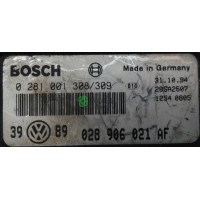 CENTRALITA DE MOTOR, VW GOLF, 0 281 001 308/309, 0281001308, 28SA2597, EDC 1.3.3 (MSA 12-4.1), 028 906 021 AF, 028906021AF