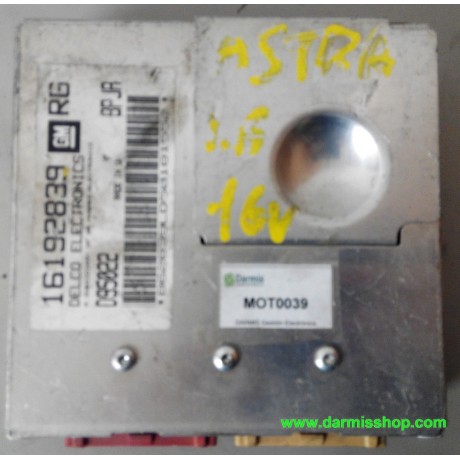 CENTRALITA DE MOTOR, OPEL ASTRA F, 16192839 RG, 16192839RG, BPJA, D95022