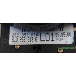 CONTROL DE MANDOS, SEAT LEON, 202.852 ATW, 202852ATW, 8L0 953 513 G, 8L0953513G, 4B0 953 503H