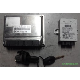 INSTALAR Y ARRANCAR, CENTRALITA DE MOTOR, BMW X5, 0 261 207 106, 0261207106, ME 7.2, DME 7 508 698, 61.35-6 905 667