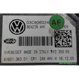 CENTRALITA DE MOTOR, SEAT IBIZA, 61601.363.01, 6160136301, IAW4HV.H, IAW4HVH, 03C 906 024 AF, 03C906024AF