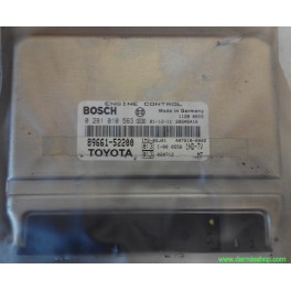 CENTRALITA DE MOTOR, TOYOTA YARIS, 0 281 010 563, 0281010563, 28SA5416, EDC 15C9-4.1, 1ND-TV MT, 89661-52200, 8966152200