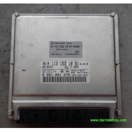 CENTRALITA DE MOTOR, MERCEDES CLK500, 0 261 201 278, 0261201278, 1039S11868, ME 2.8, A 113 153 10 91, A1131531091