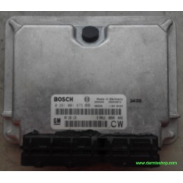 CENTRALITA DE MOTOR, OPEL VECTRA B, 0 281 001 873, 0281001873, 28SA3872, EDC 15M1-7.4, 09 136 118, 09136118, B99012, CW