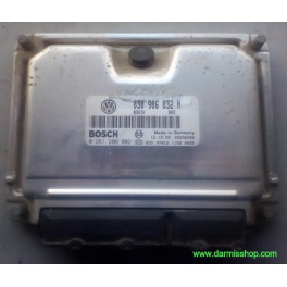 CENTRALITA DE MOTOR, VOLKSWAGEN POLO, 0 261 206 002, 0261206002, 26SA6208, ME 7.5.10, BENZIN 3042, 030 906 032 H, 030906032H