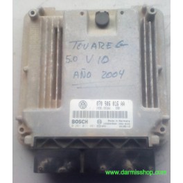 CENTRALITA DE MOTOR, VW TOUAREG, 0 281 011 481, 0281011481, 1039S03500, EDC 16U1-5.2, EDC16U1 5358, 070 906 016 AA, 070906016AA