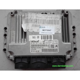 CENTRALITA DE MOTOR, PEUGEOT 207, 0 281 012 465, 0281012465, EDC 16C34-2.10, 96 610 044 80, 9661004480, 9653958980
