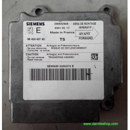 CENTRALITA DE AIRBAG | PEUGEOT 307 | 5WK4 2908 | 5WK42908 | 96 458 407 80 | 9645840780 | T5