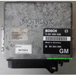 CENTRALITA DE MOTOR, OPEL ASTRA F, 0 261 200 538, 0261200538, 26RT3933, M 1.5.2, 90 354 094, 90354094
