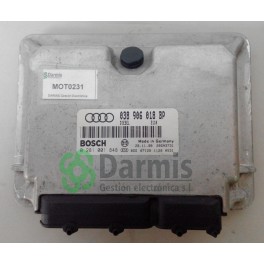 INMO OFF, CENTRALITA DE MOTOR, AUDI A3, 0 281 001 848, 0281001848, 28SA3731, EDC 15V-5.36, 038 906 018 BP, 038906018BP